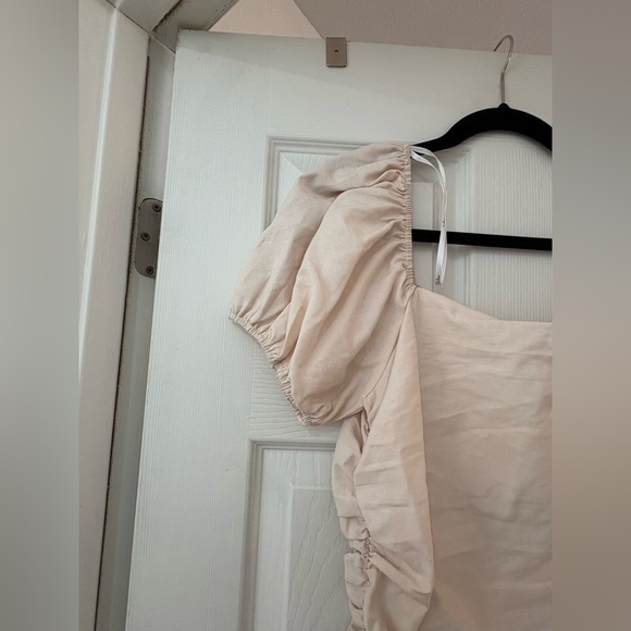 Cream Ruffle LuLu’s Dress - Picture 3 of 6